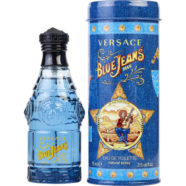 versace blue jeans eau de toilette 75 ml