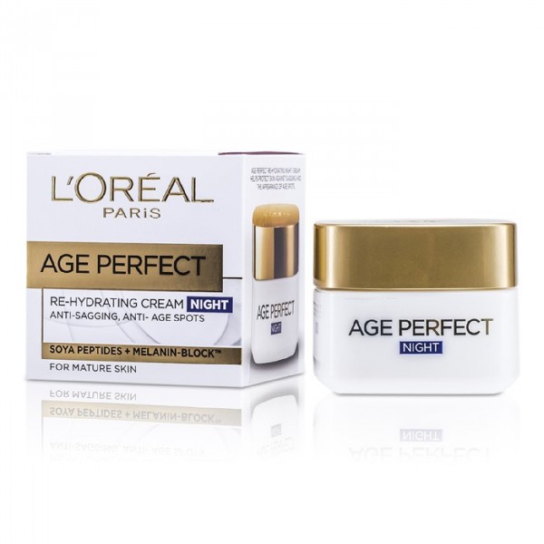 Age perfect re-hydrating cream night L'Oréal