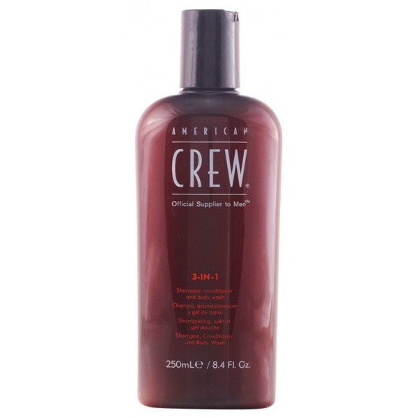 3-In-1 Shampooing, Soin Et Gel Douche American Crew