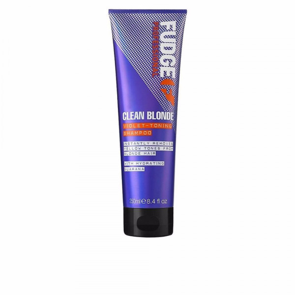 Clean blond violet-toning shampoo Fudge