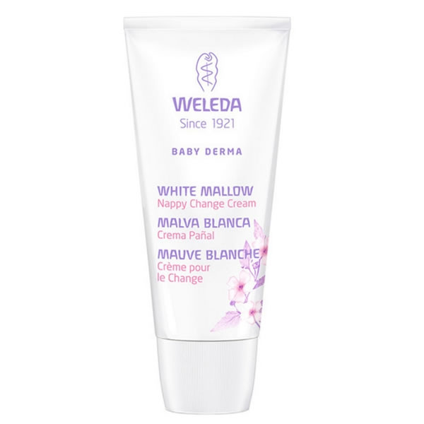 Mauve Blanche Crème pour le change Weleda