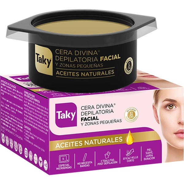 Cera Divina Depilatoria Facial Aceites Naturales Taky