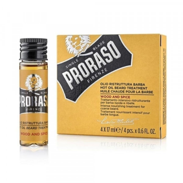 Huile Chaude Pour La Barbe Wood And Spice Proraso