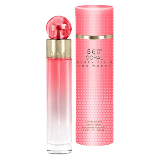 Photos - Women's Fragrance Perry Ellis   360 Coral 100ML Eau De Parfum Spray 