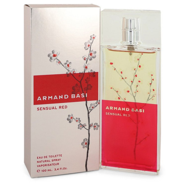 Photos - Women's Fragrance Armand Basi  Sensual Red : Eau De Toilette Spray 3.4 Oz / 100 