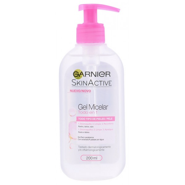 Garnier - Gel Micellaire Tout En 1 200ml Cura Purificante