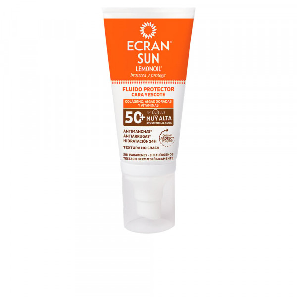 Sun Lemoinol Fluido Protector Cara Y Escote - Ecran Protección Solar 50 Ml